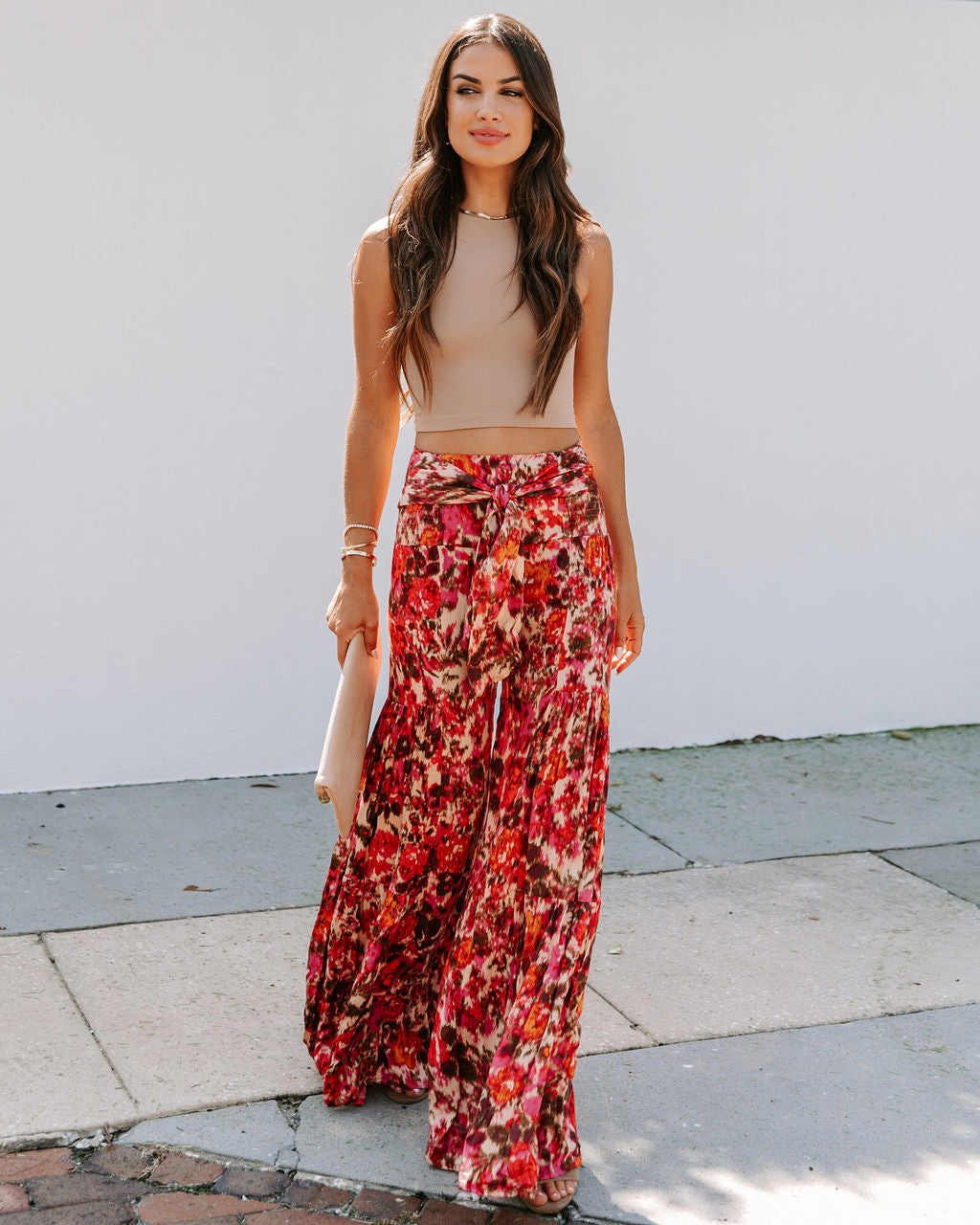 Dandelion Dreams Printed Wide Leg Pants