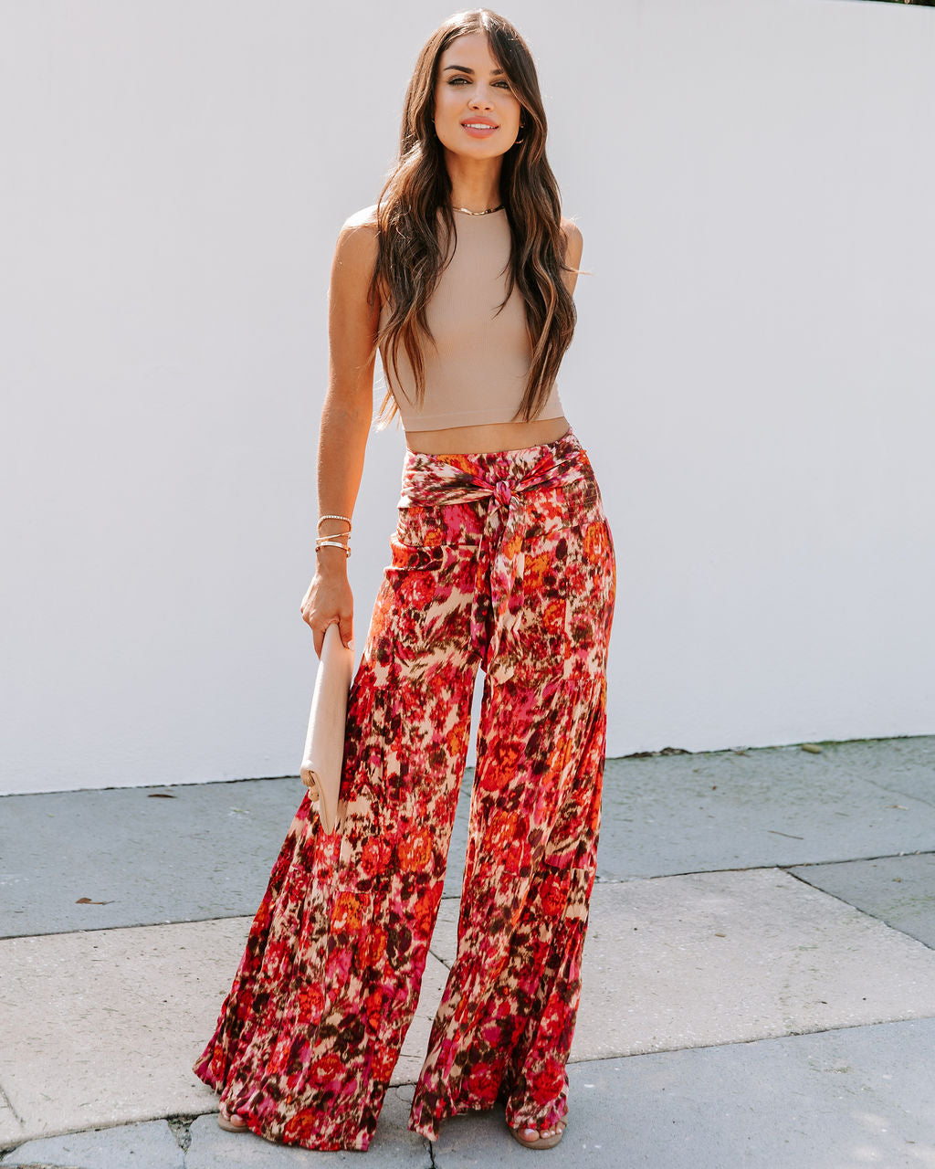 Dandelion Dreams Printed Wide Leg Pants