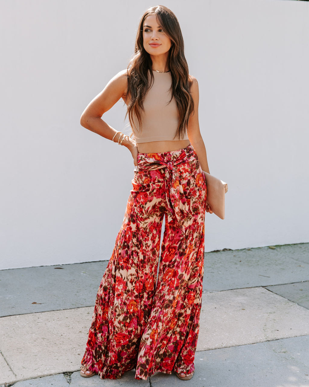 Dandelion Dreams Printed Wide Leg Pants