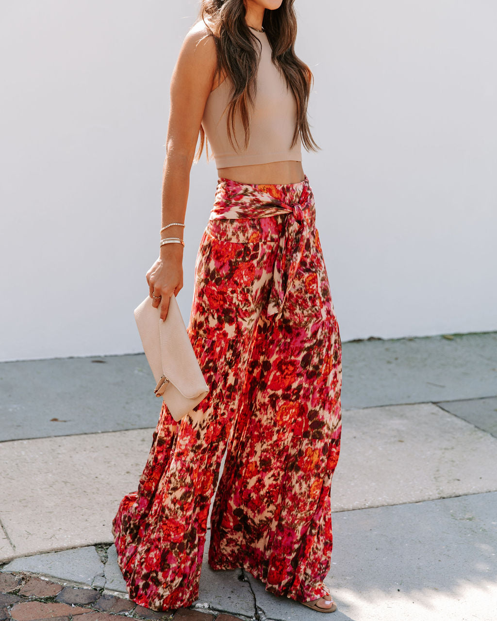 Dandelion Dreams Printed Wide Leg Pants