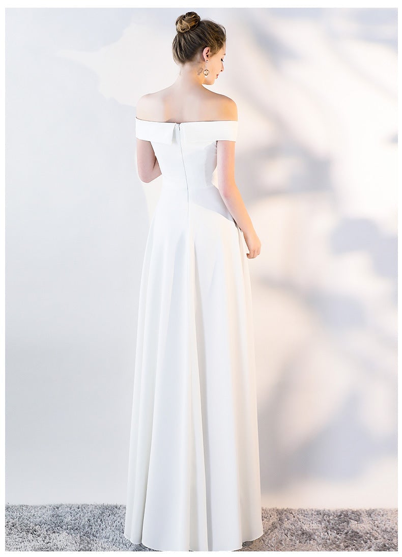 Ella off-the-shoulder gown