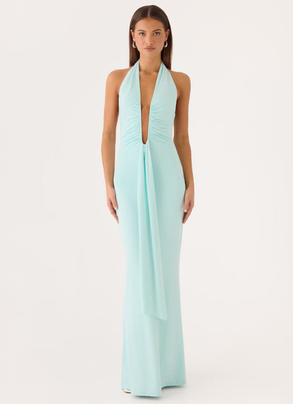 Emiliana Maxi Dress - Aqua