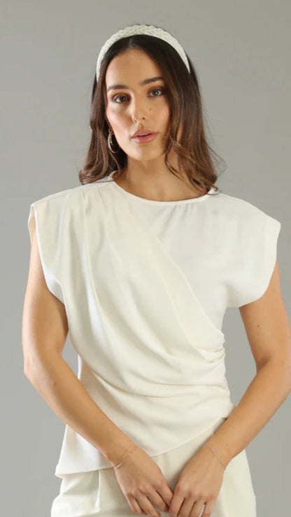 Angela Headband - White