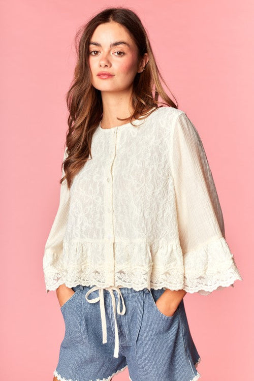 Lace In Bloom Top