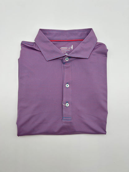 Johnnie O Lyndon Stripe Performance Polo