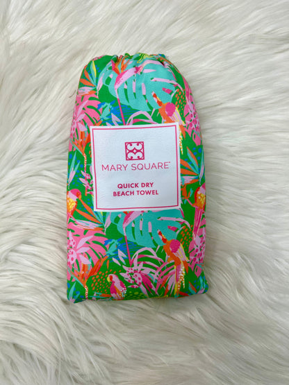 Mary Square Quick Dry Beach Towel