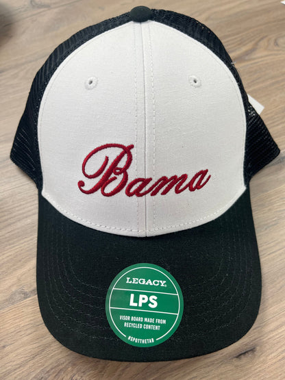 Legacy New Bama Script Trucker Hats