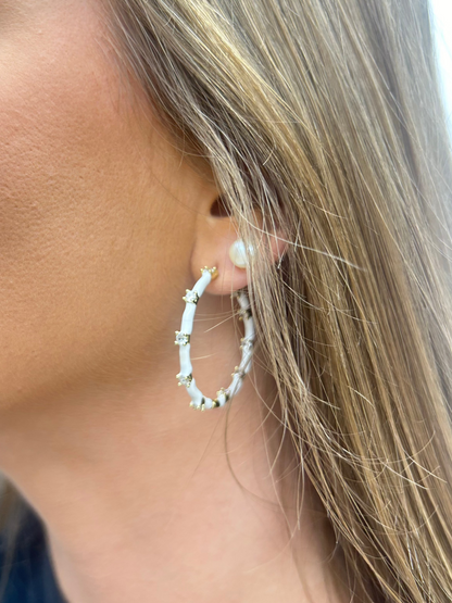 Kiki And Livy Enamel Hoops