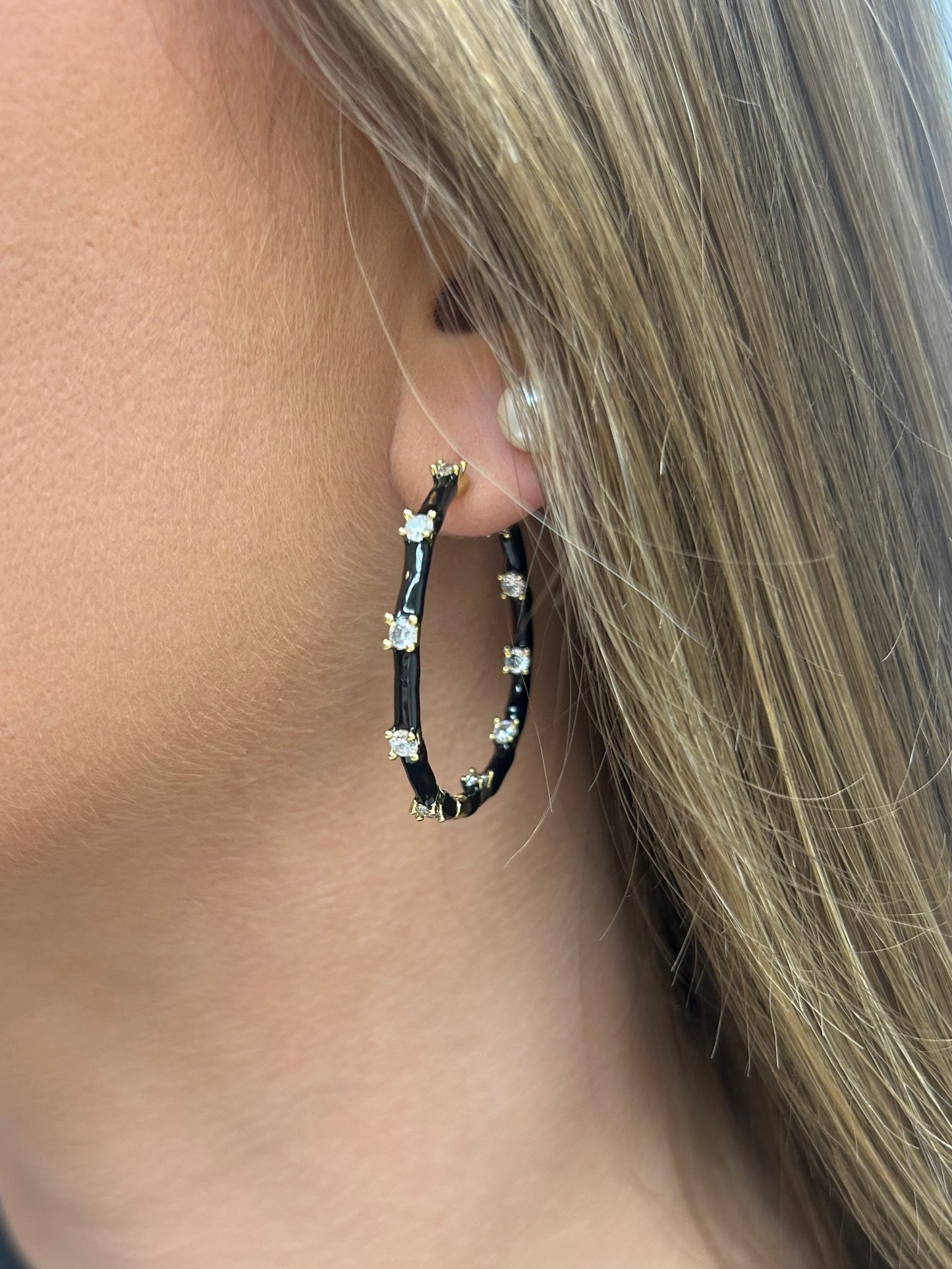 Kiki And Livy Enamel Hoops