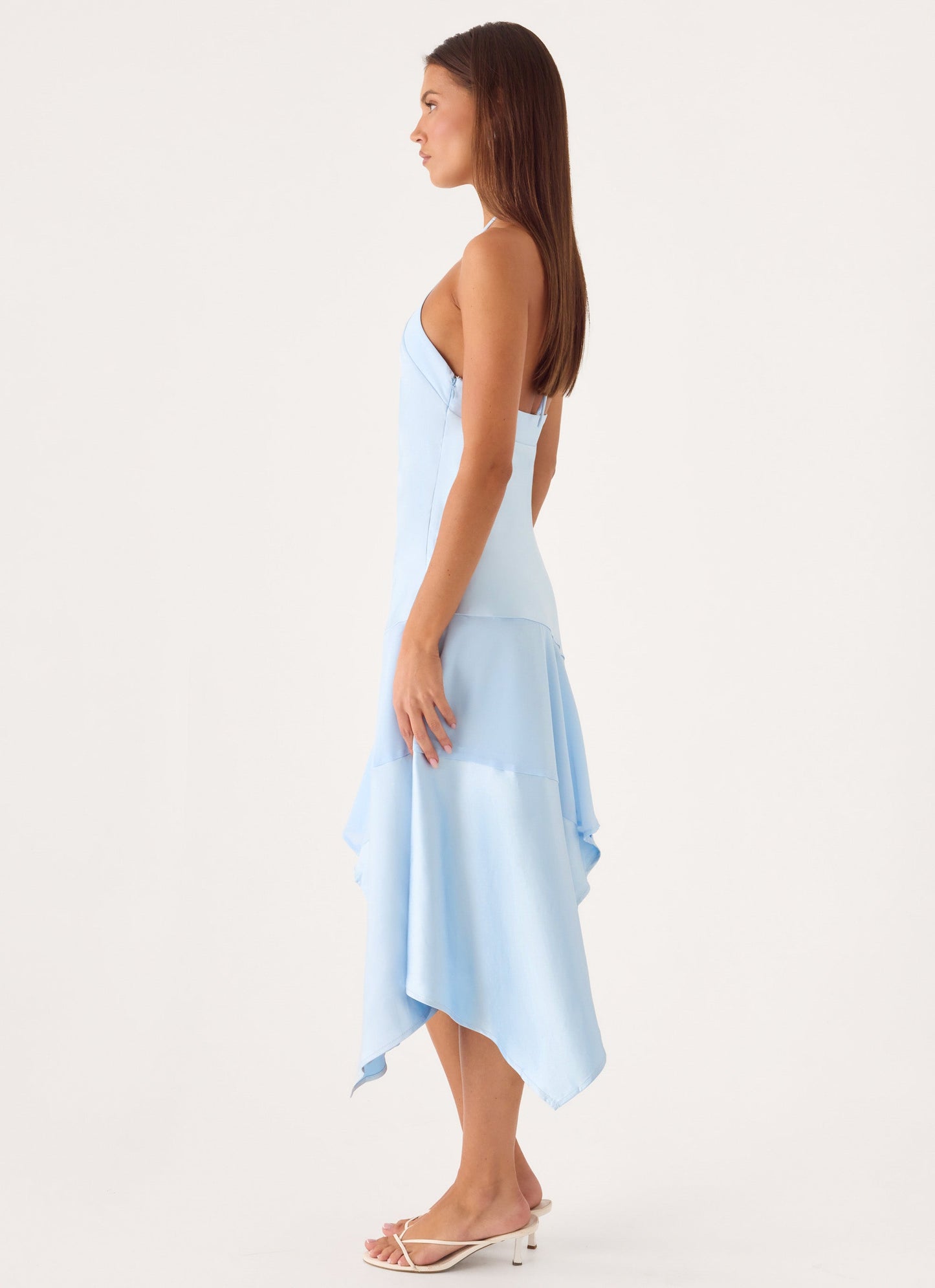 Jinli Midi Dress - Blue
