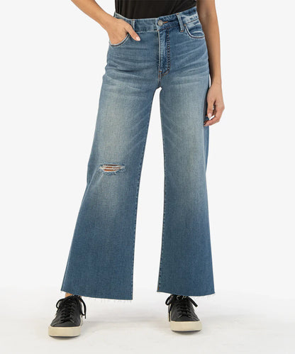 Kut Meg High Rise Wide Leg Jean