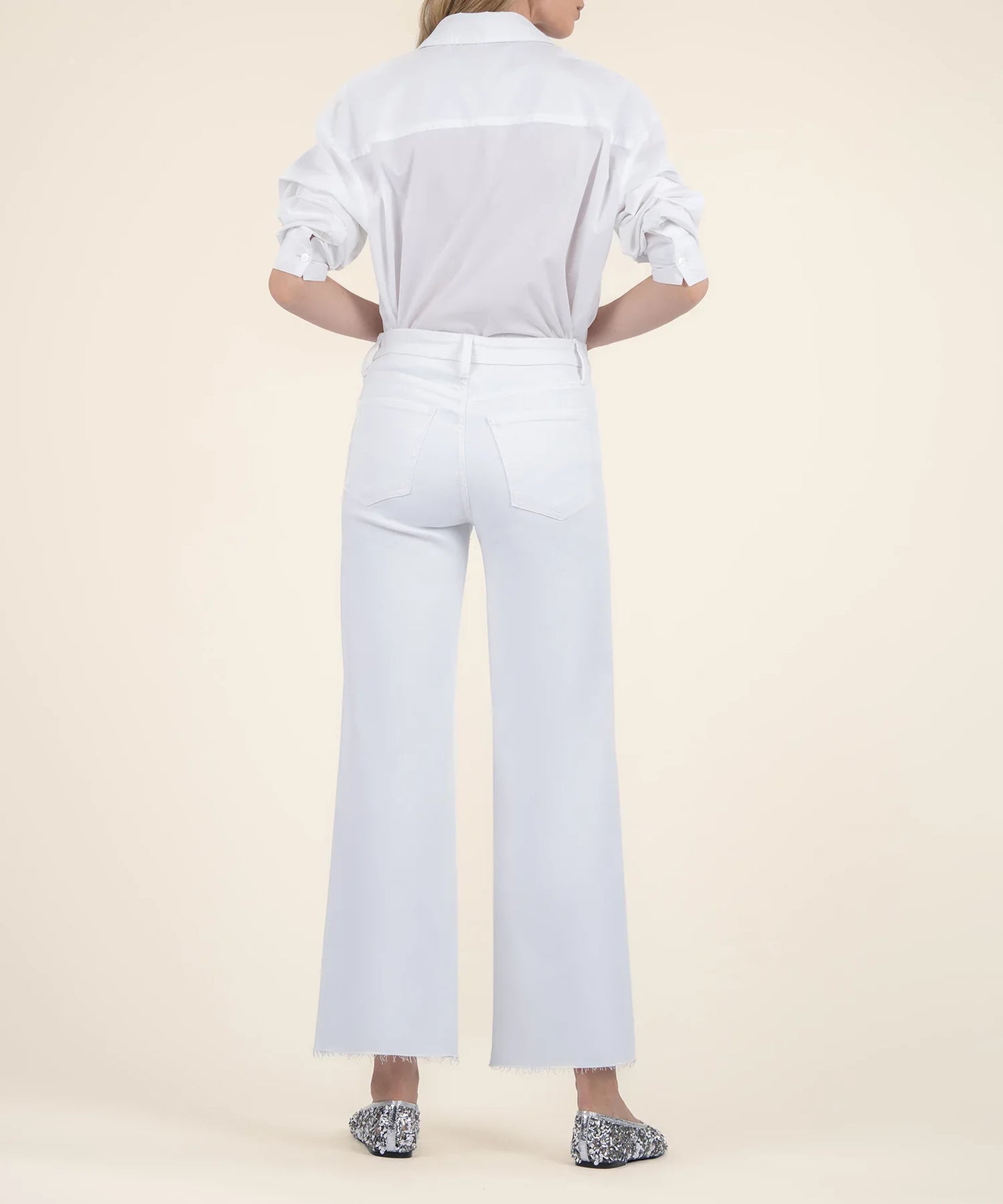 Kut Meg High Rise Fab AB Wide Leg Jean
