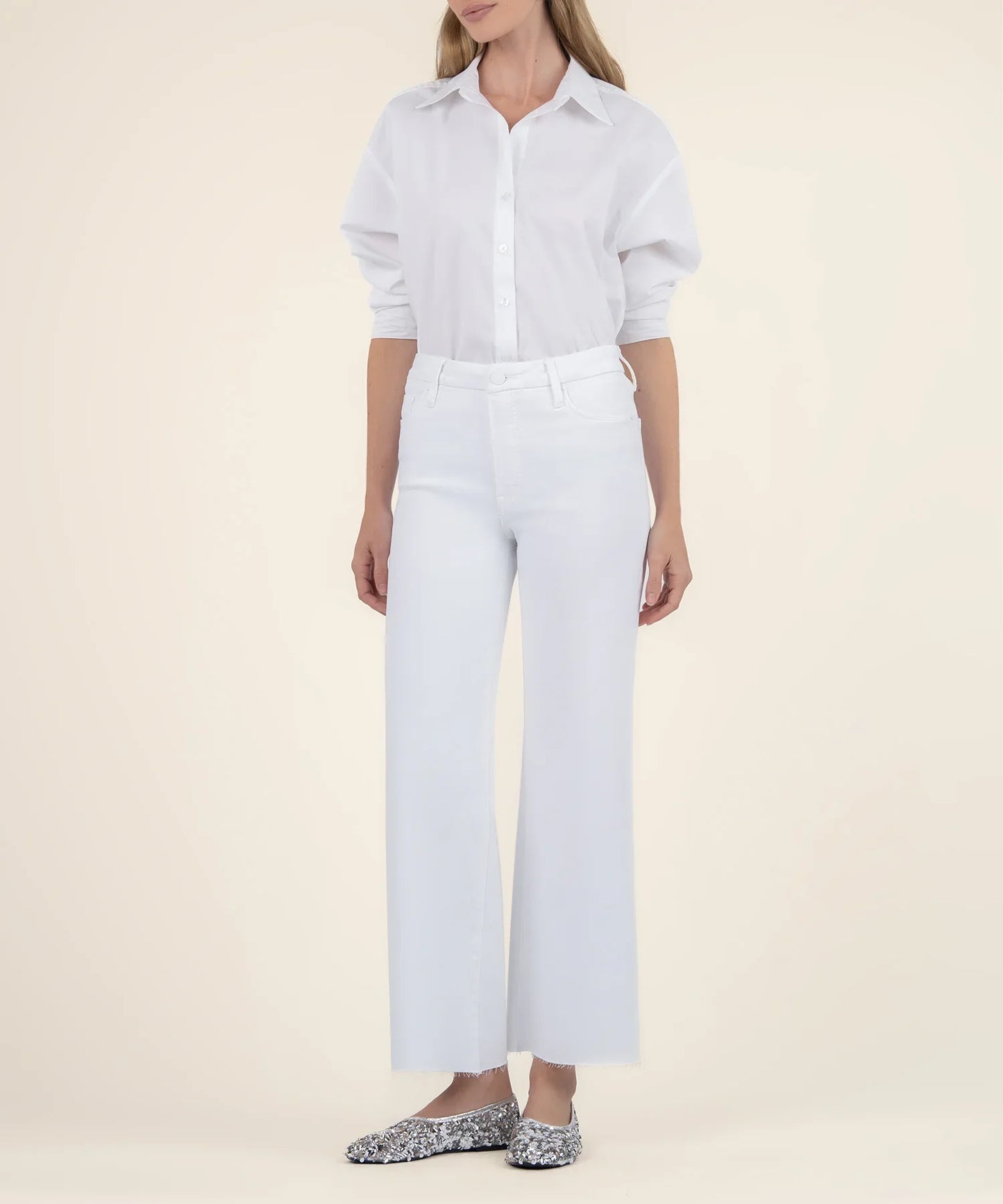 Kut Meg High Rise Fab AB Wide Leg Jean