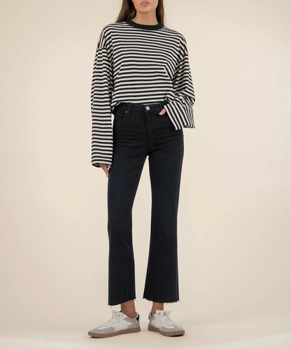 Kut Kelsey High Rise Ankle Flare Jean