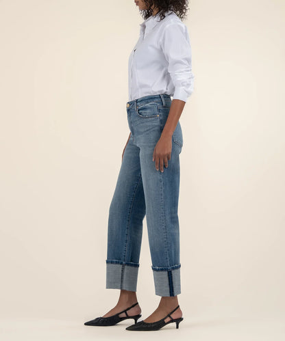 Kut Sienna High Rise Wide Leg Jeans