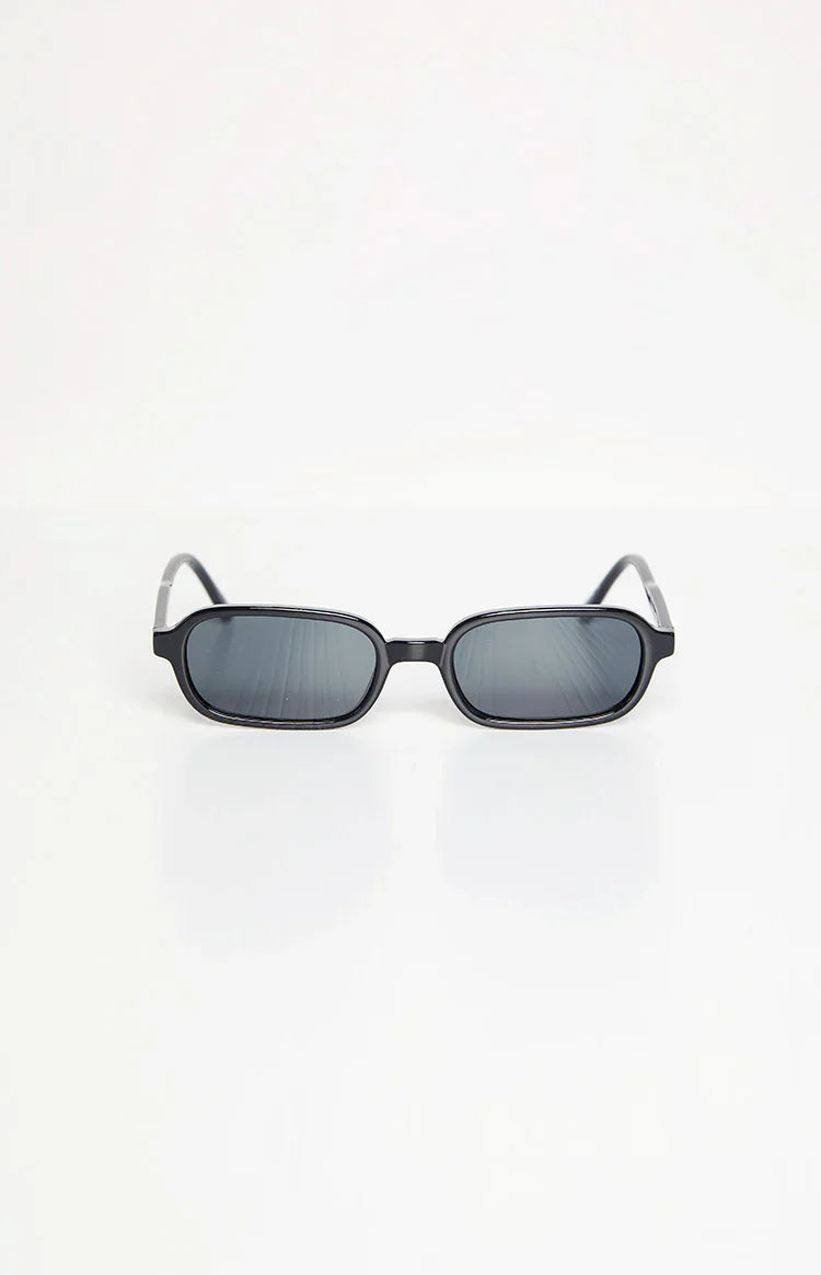 Otra Eyewear Frankie Black Rectangle Sunglasses