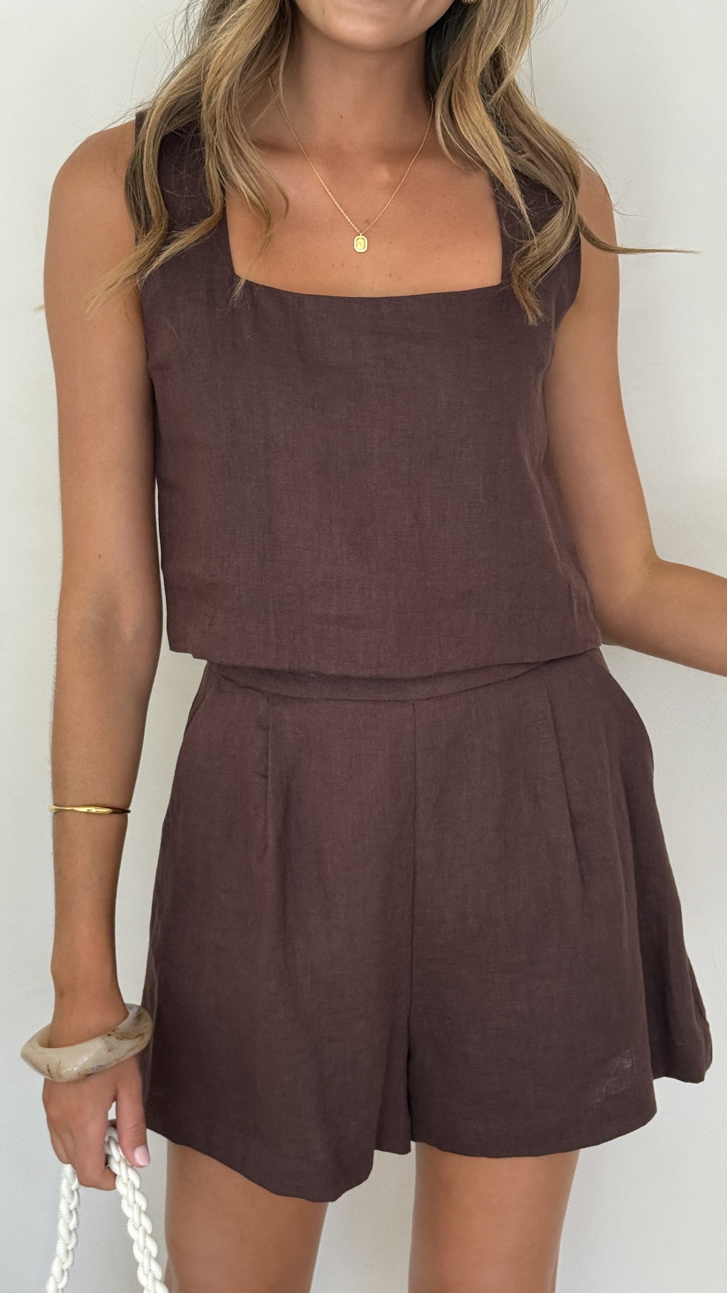 Tillie Shorts - Brown