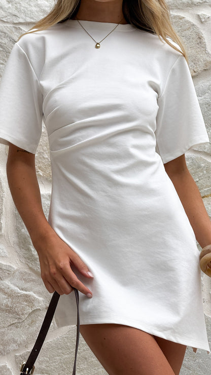 Skylah Mini Dress - White