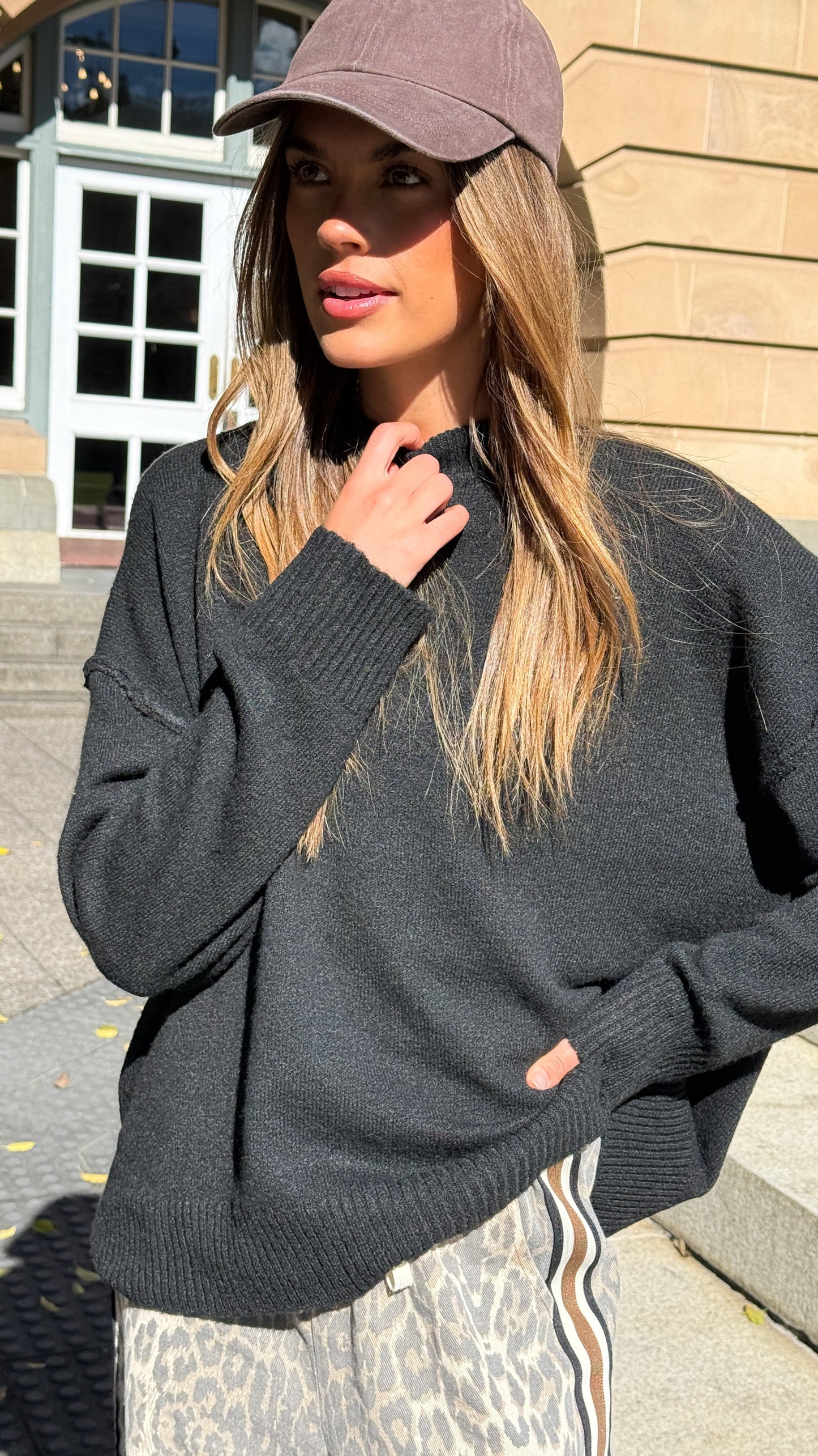 Haven Knit Sweater - Black