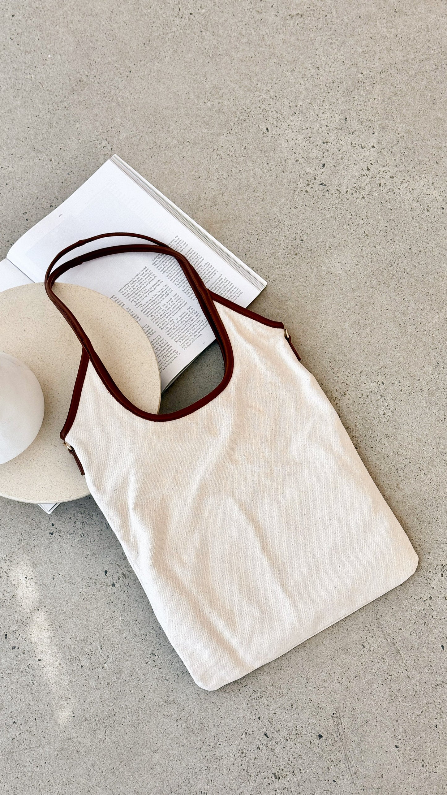 Isobel Shoulder Bag - Natural Linen