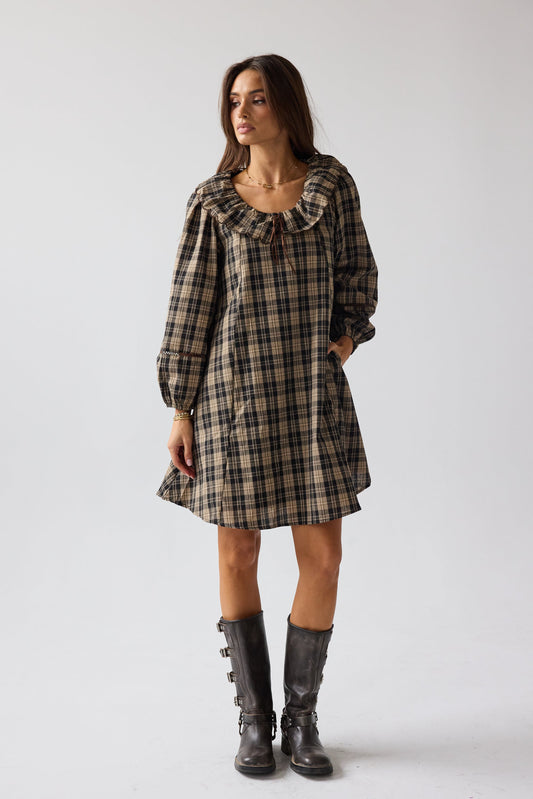 Darlene Plaid Midi Dress - FINAL SALE