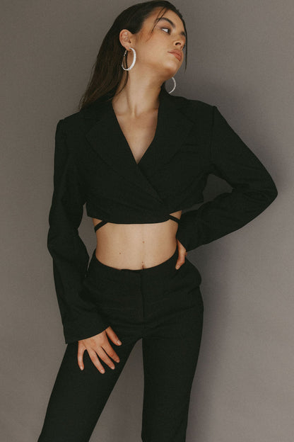Brynne Straight Leg Pants Black