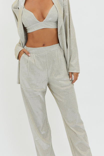 Joyeux Straight Leg Pants Champagne