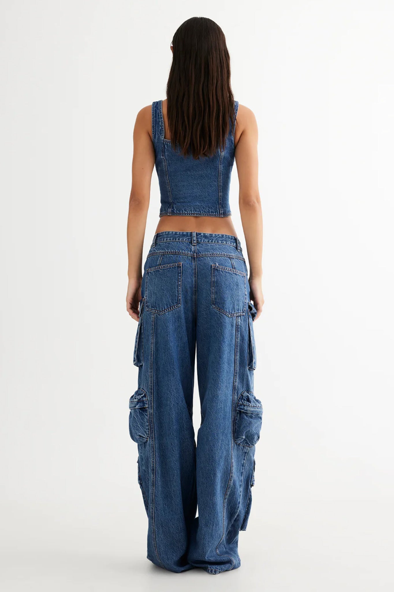 LIONESS Smokeshow Jeans Blue Denim