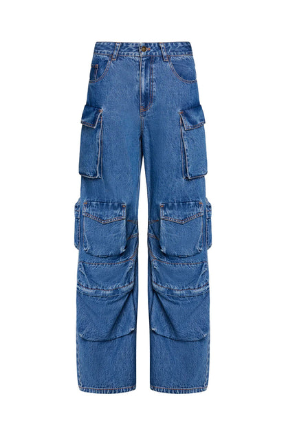 LIONESS Smokeshow Jeans Blue Denim