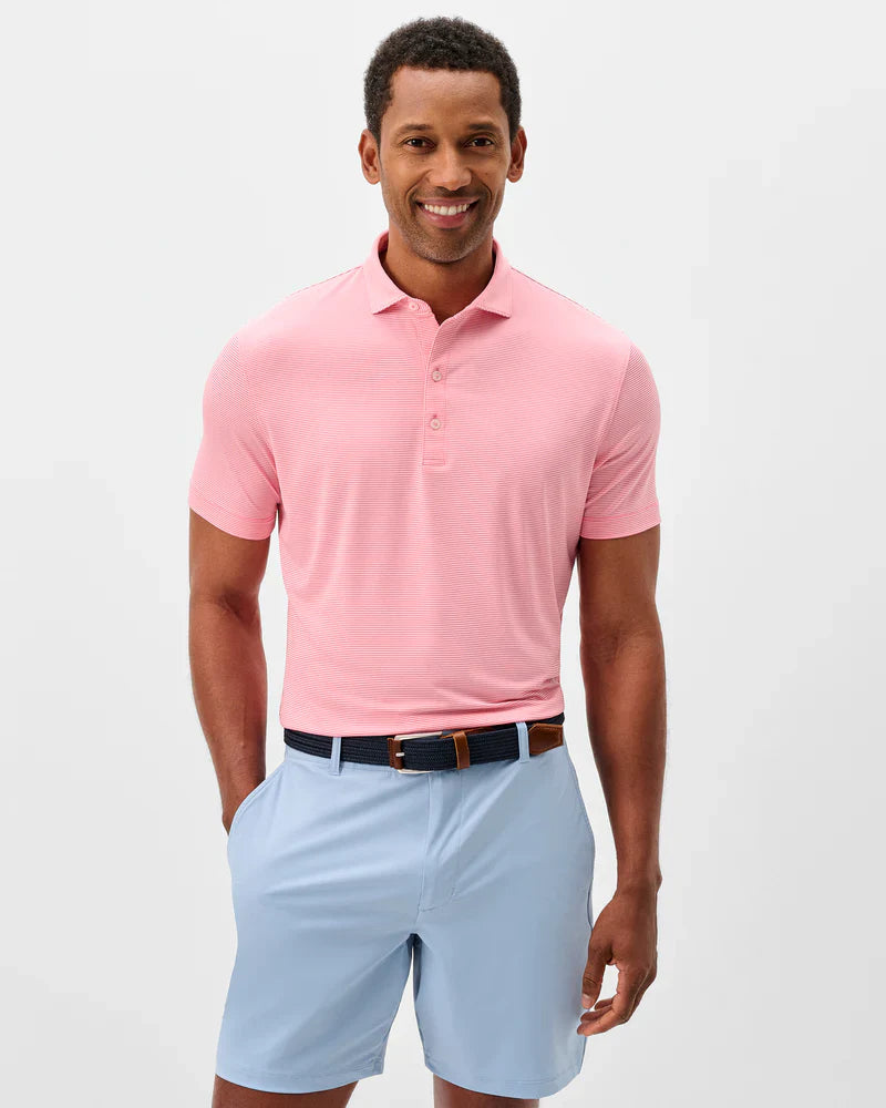 Johnnie O Lyndon Stripe Performance Polo