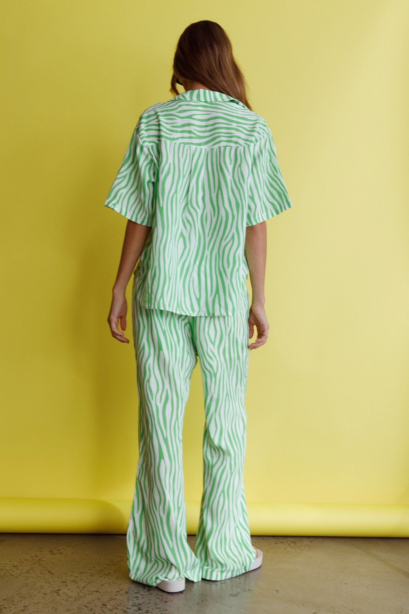 Just A Hunch Pants Zebra Green