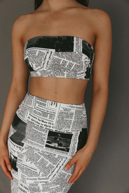 Extra Extra Maxi Skirt White
