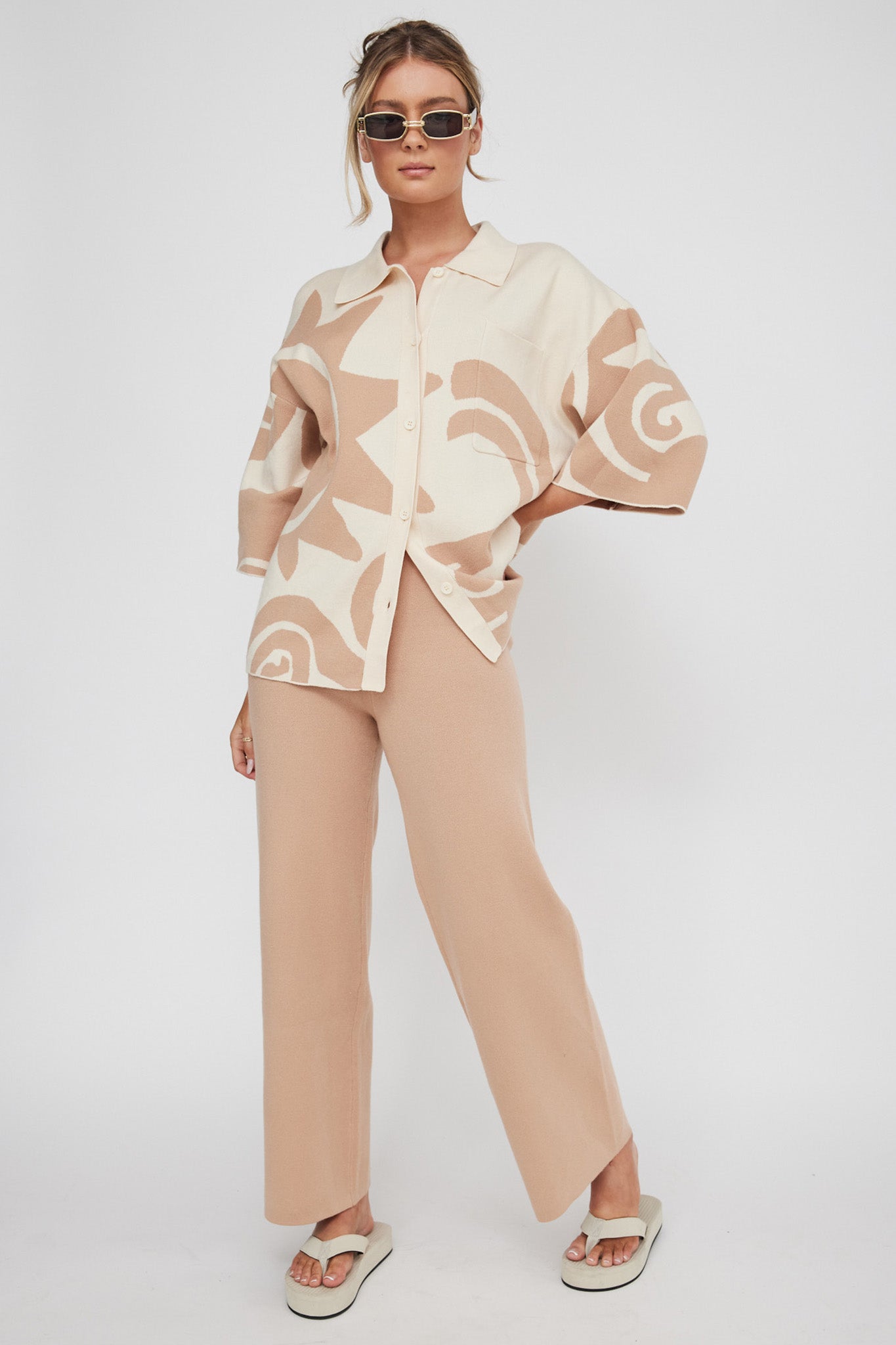 Nalani Knit Pants Wood