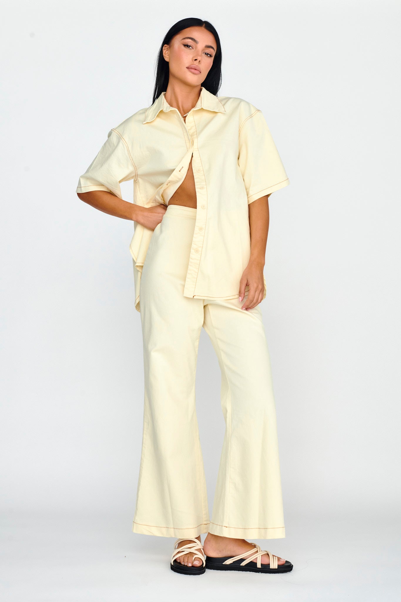 Light Aura Long Pants Buttermilk