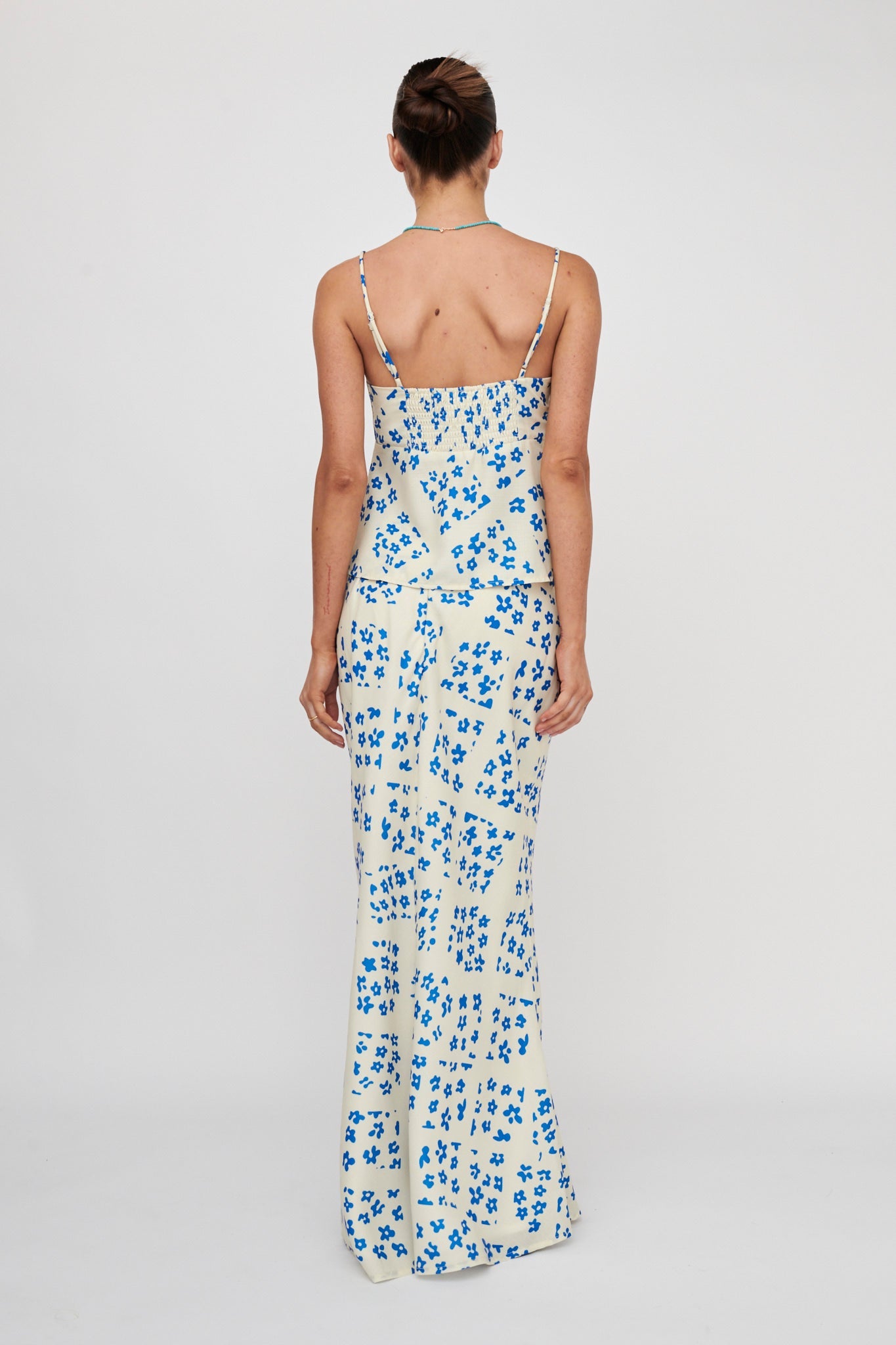 Heart & Soul Maxi Skirt Floral Cream