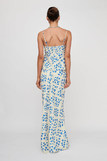 Heart & Soul Maxi Skirt Floral Cream
