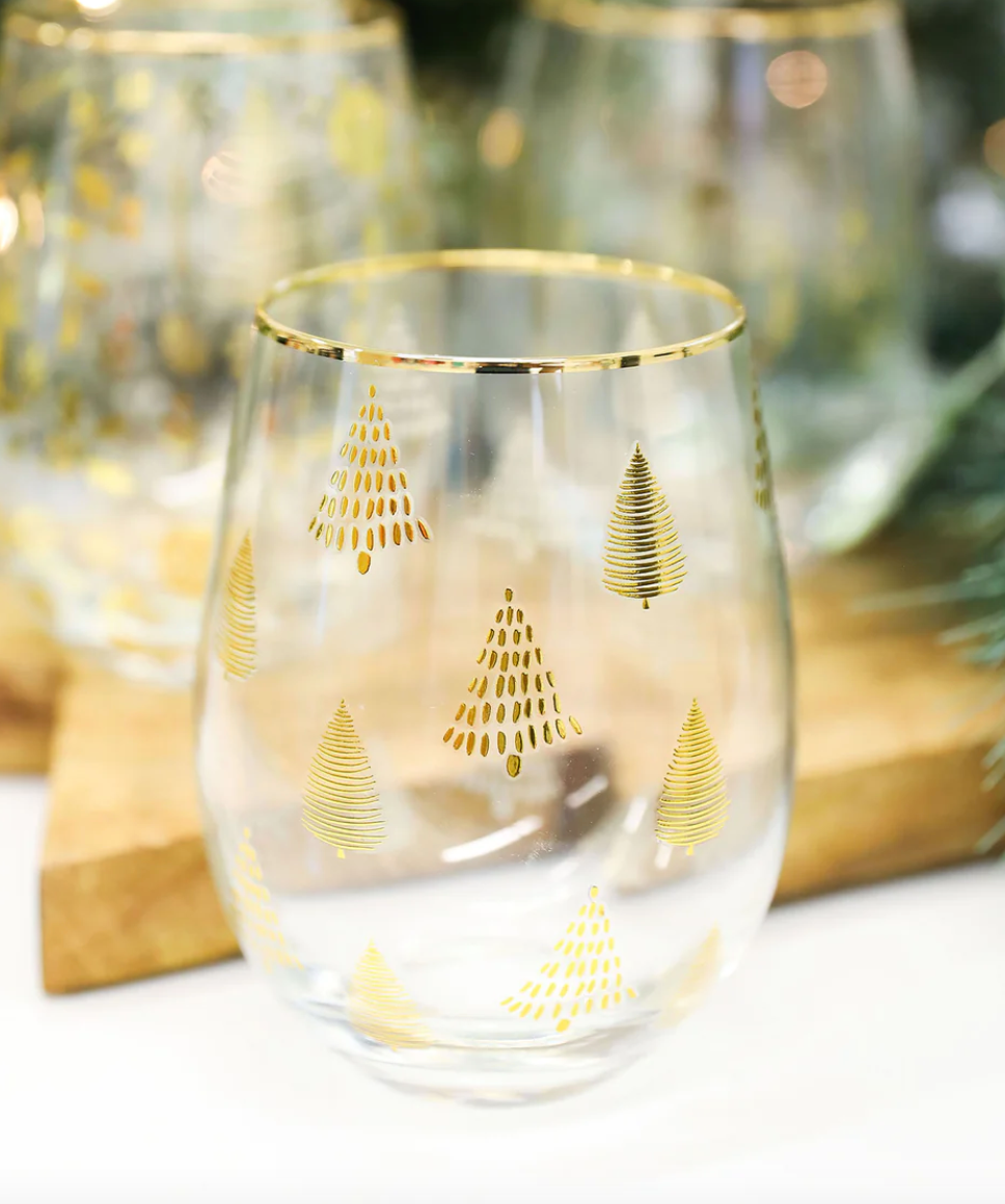 Mary Square Stemless Wine Glass