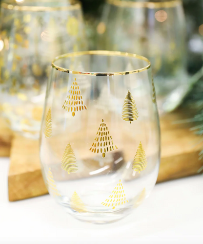 Mary Square Stemless Wine Glass