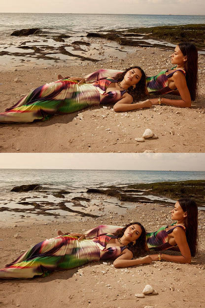 Lori Maxi Dress - Cyprus Print