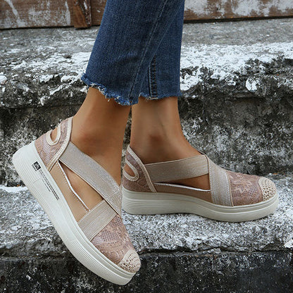 Casual Platform Hollow Out Fisherman Shoes