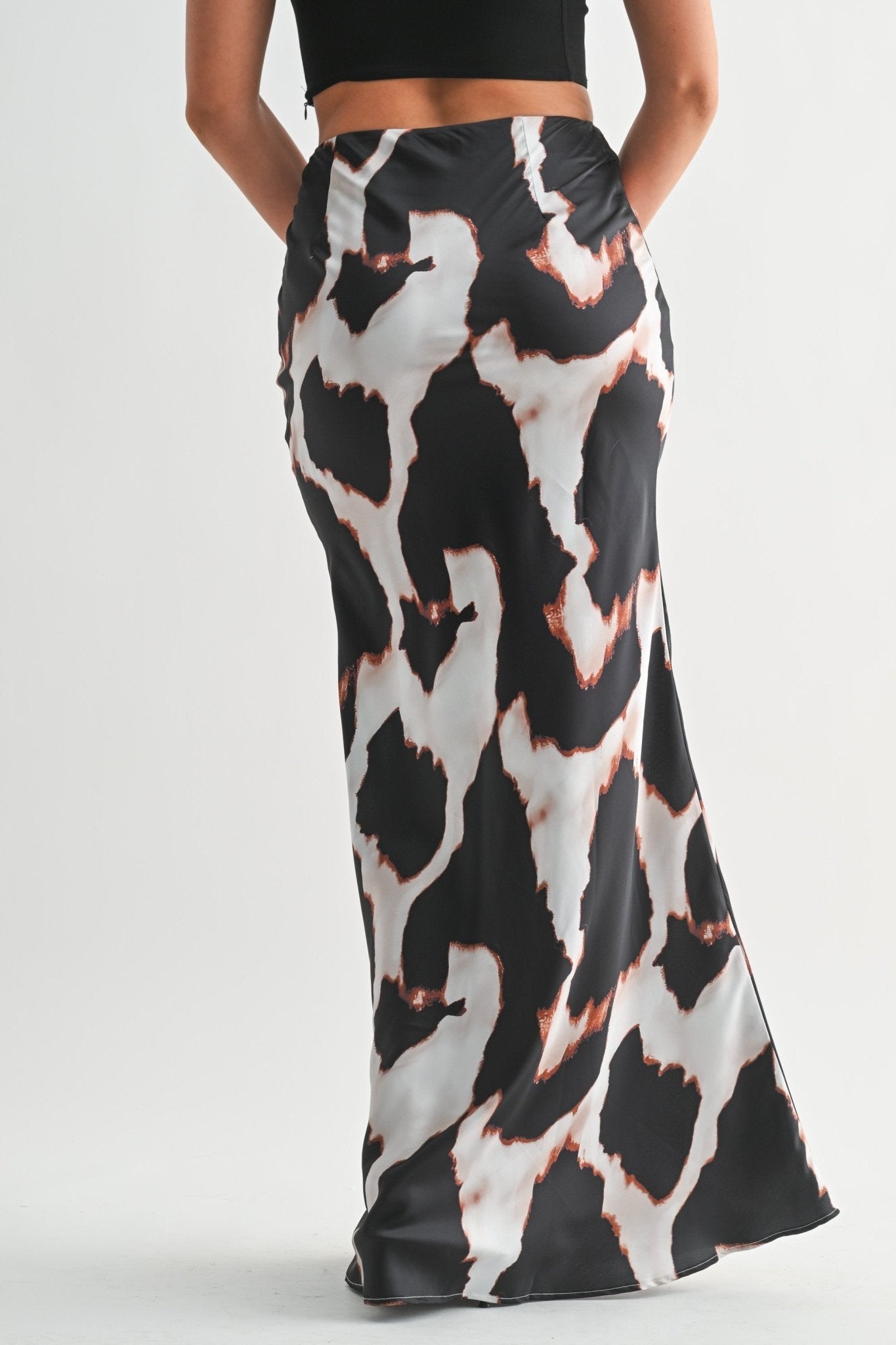 Animal Print Nova Drift Maxi Skirt