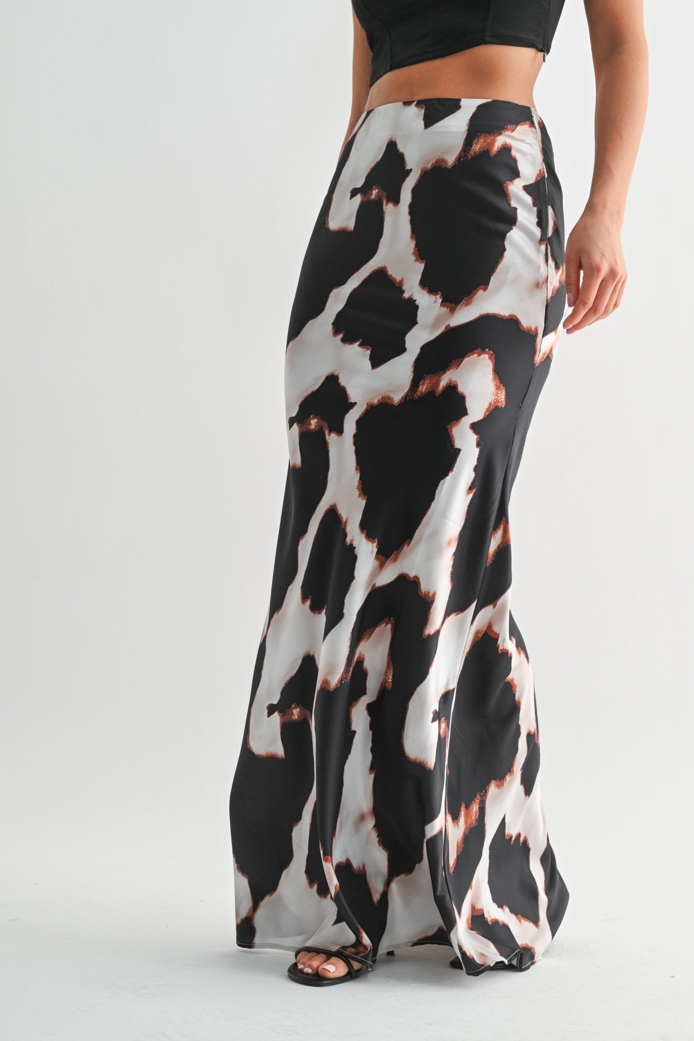 Animal Print Nova Drift Maxi Skirt