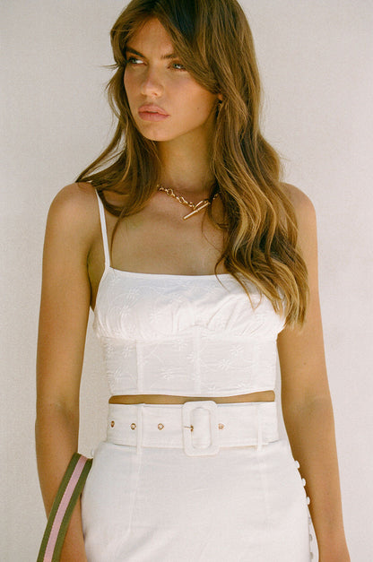 SAMPLE-Arden Top - Embroidered