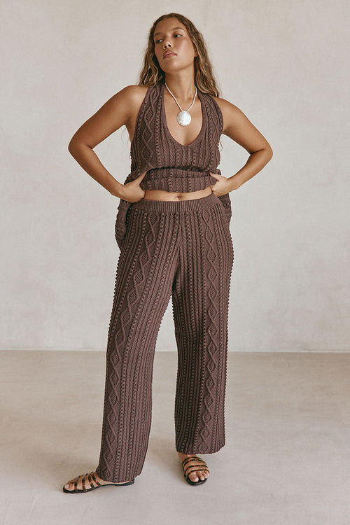 SAMPLE-Azari Pants - Brown