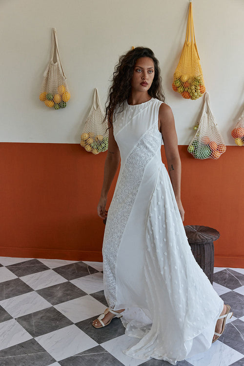 SAMPLE-Baylee Dress - White