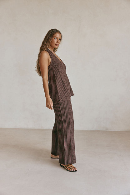 SAMPLE-Azari Pants - Brown