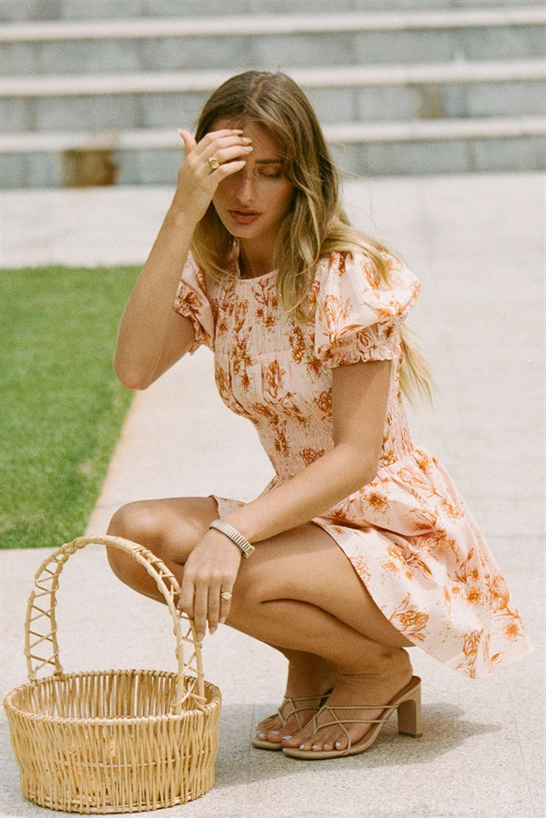 SAMPLE-Charlize Shirred Dress
