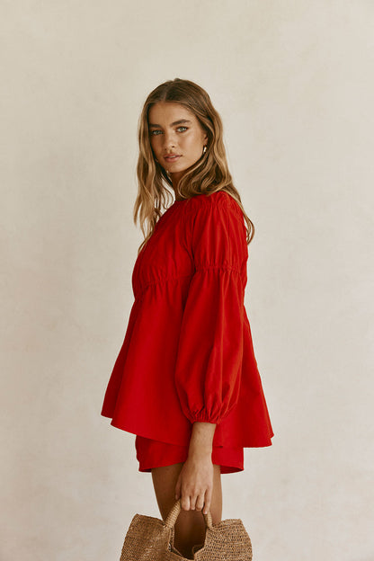 SAMPLE-Akel Top - Cherry