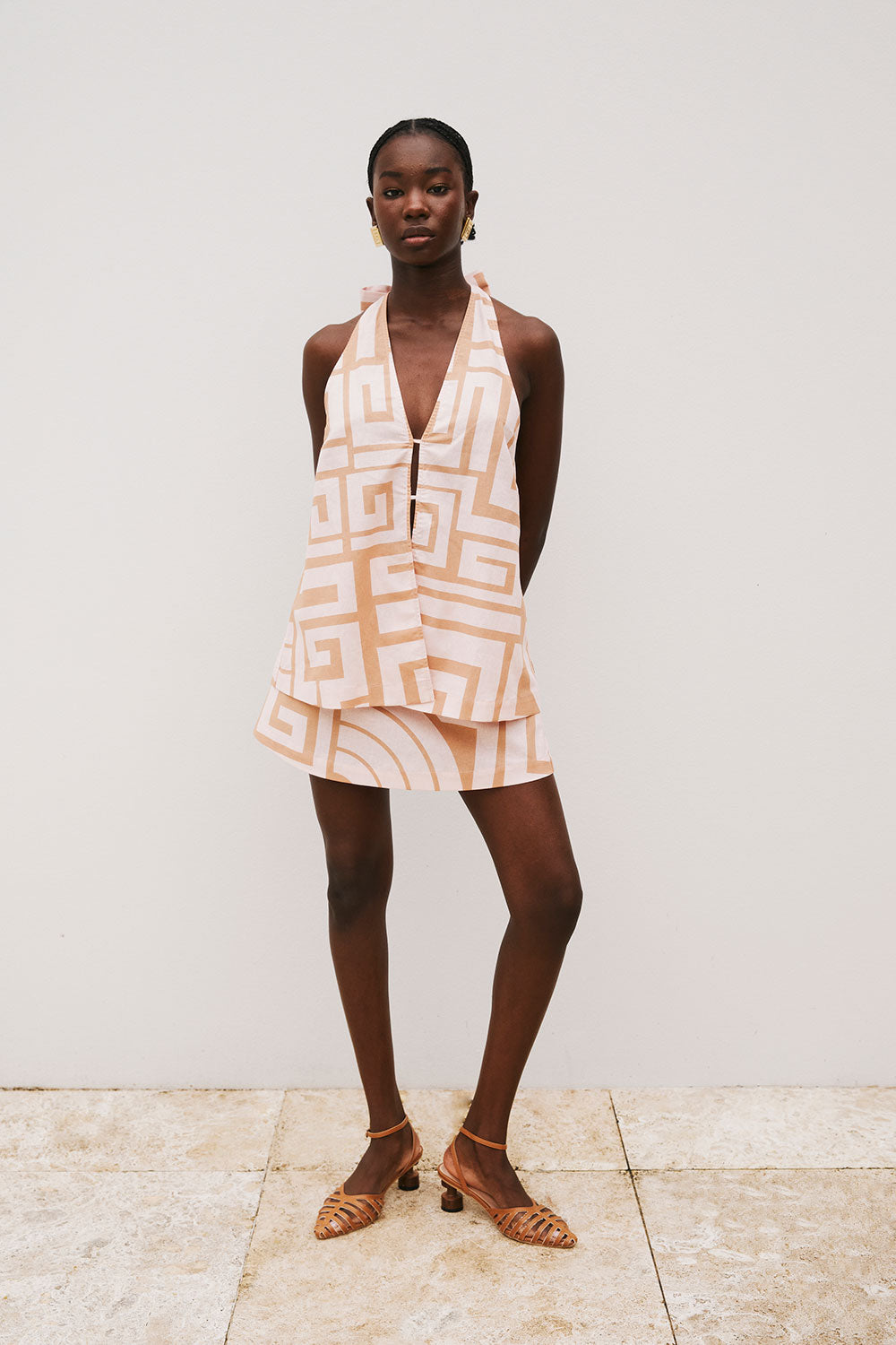 SAMPLE-Alora Dress - Hellenic Maze