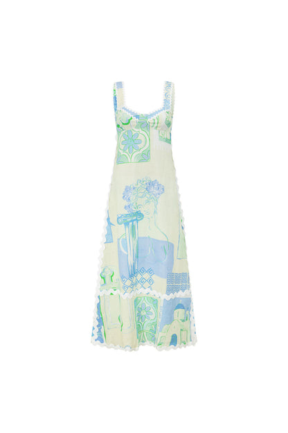 SAMPLE-Deluca Dress - Theotokos Ocean